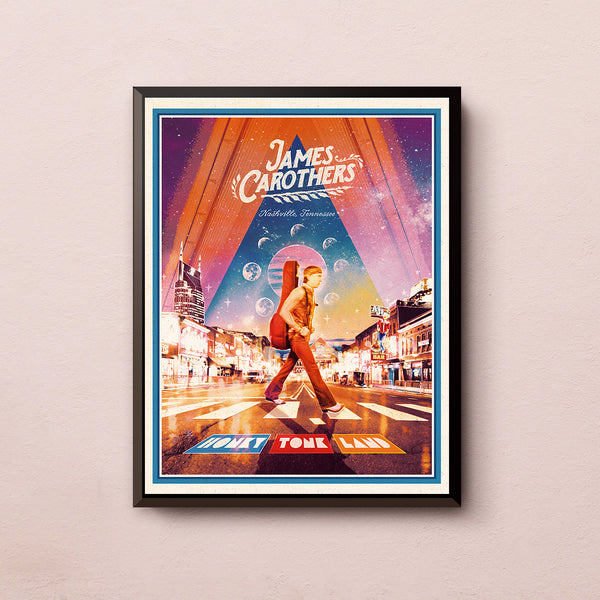 Limited Edition Honky Tonk Land 18" x 24" Custom Poster (Autographed)