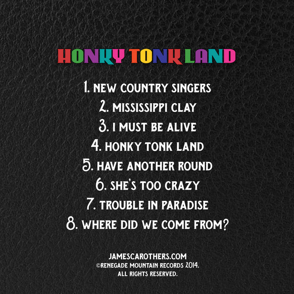 Honky Tonk Land CD